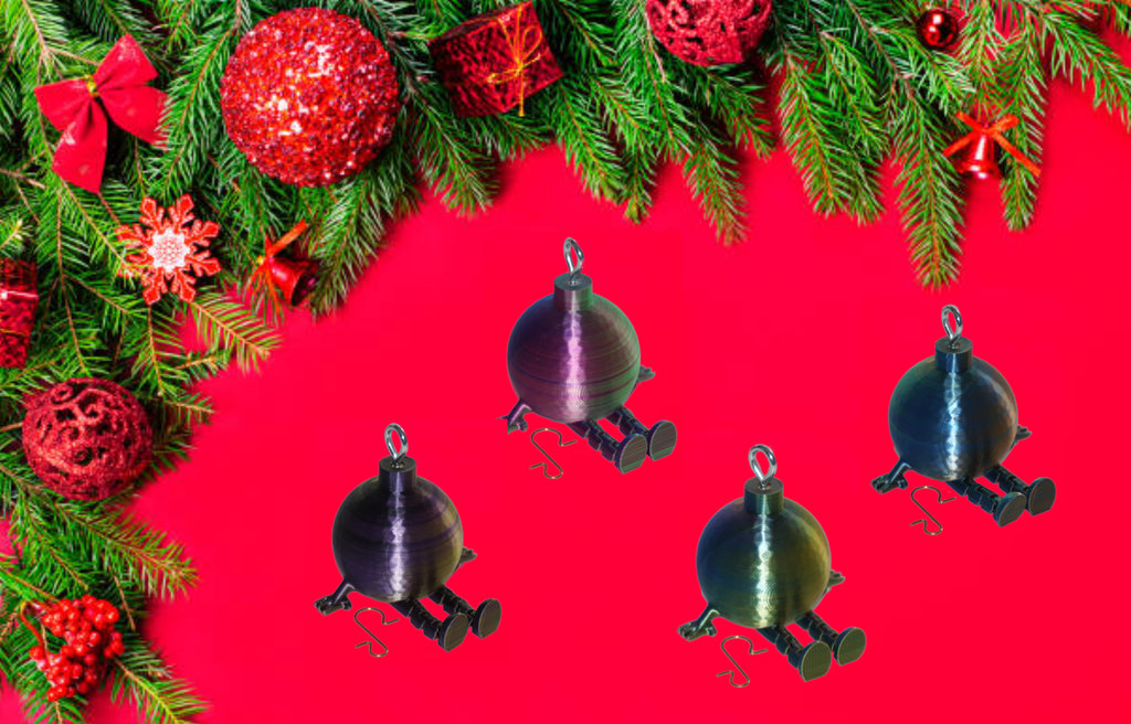 Kugel mit Beinen – die chilligste Weihnachtsdeko der Welt