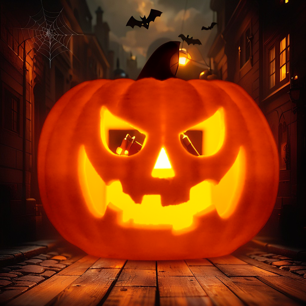 3D-gedruckter Halloween Kürbis mit Öffnung für LED Teelichter – Dekofigur von 3Drucke3D